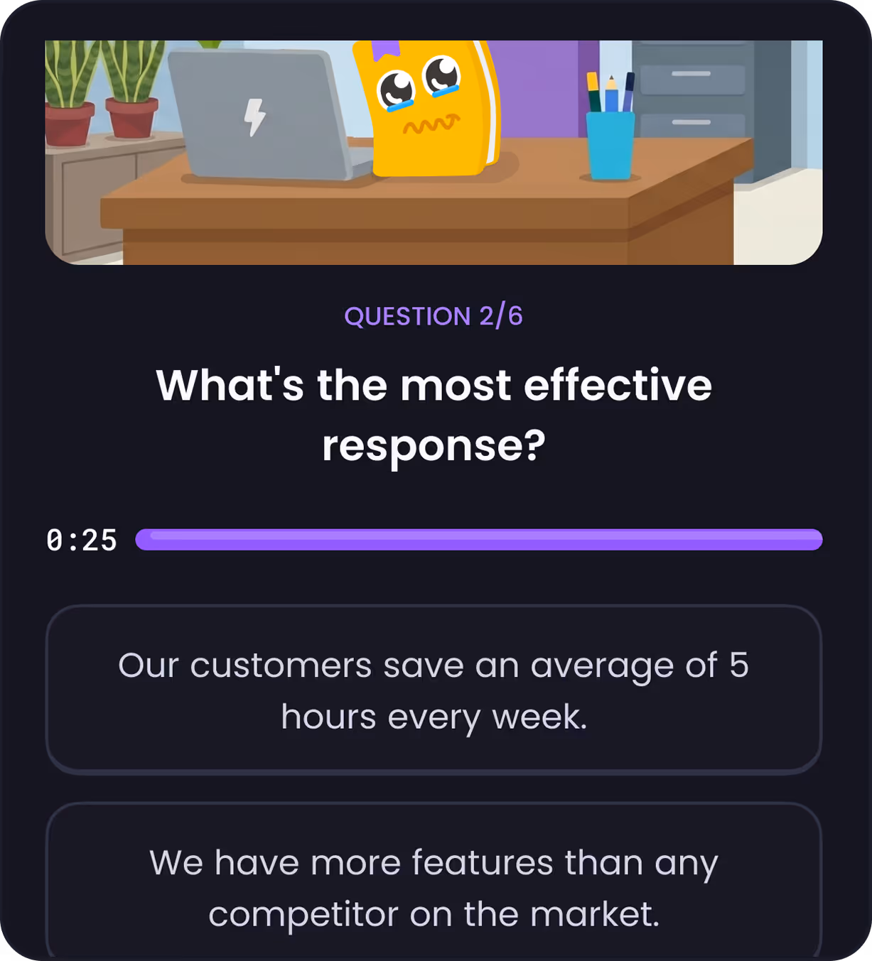 Bookster roleplay practice screen